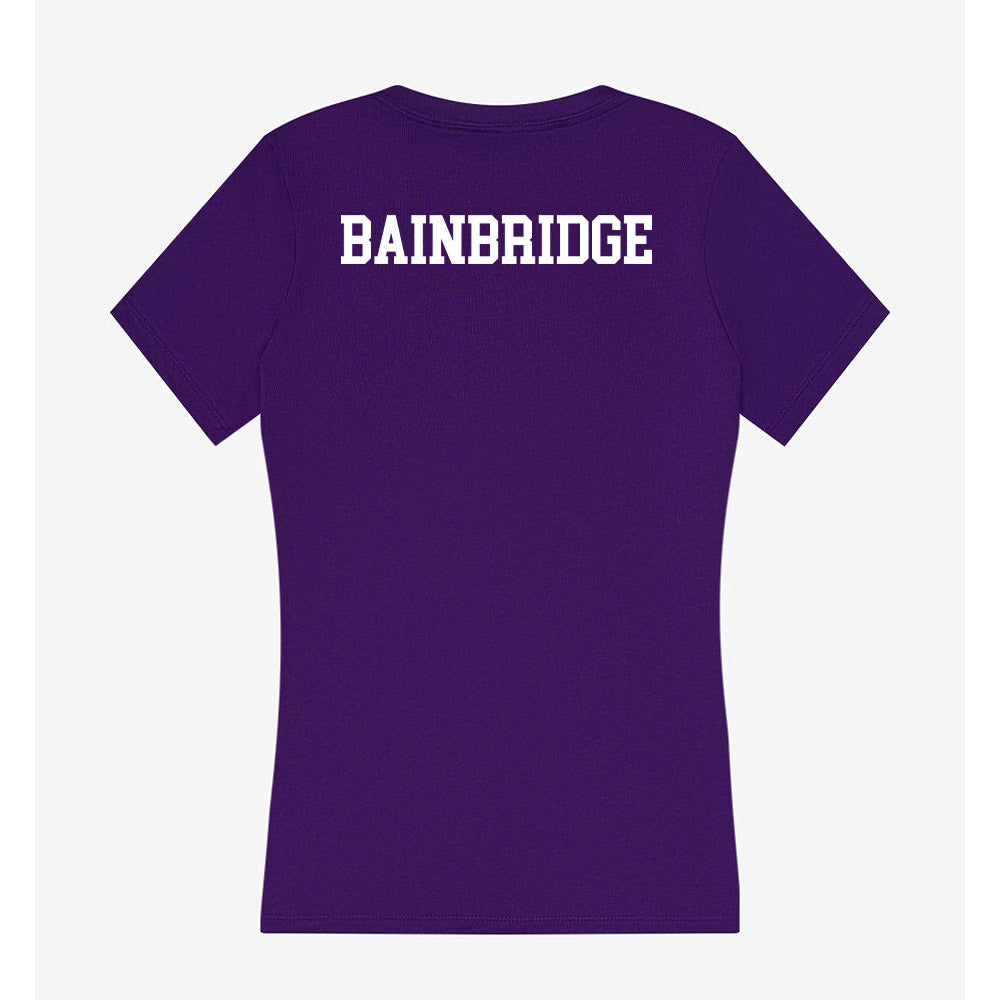 Northern Iowa - NCAA Men's Track & Field : Lincoln Bainbridge - Women's V-Neck T-Shirt-1