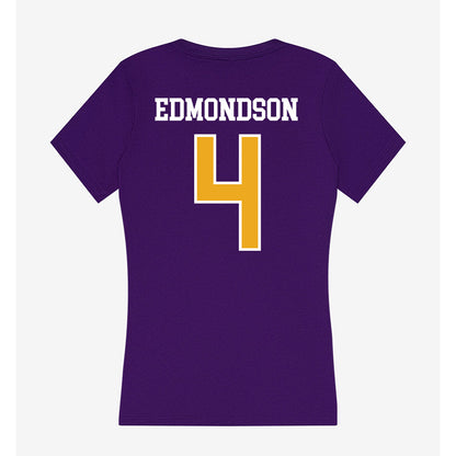 Northern Iowa - NCAA Women's Basketball : Virginia Edmondson - Women's V-Neck T-Shirt-1