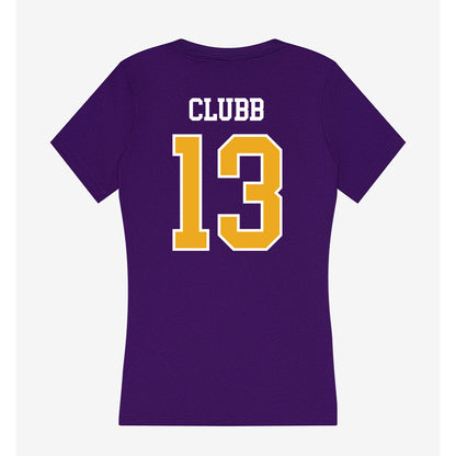 Northern Iowa - NCAA Women's Volleyball : Calia Clubb - Women's V-Neck T-Shirt-1