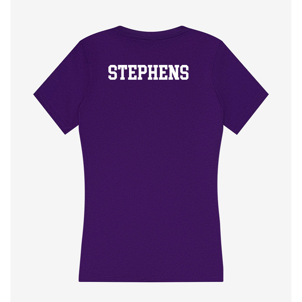 North Texas - NCAA Women's Track & Field : Katy Stephens - Women's V-Neck T-Shirt-1