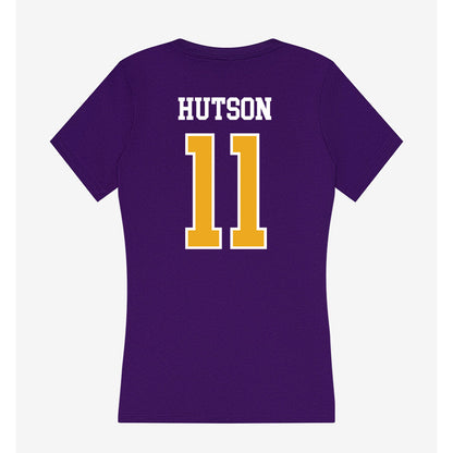 Northern Iowa - NCAA Men's Basketball : Jacob Hutson - Women's V-Neck T-Shirt-1