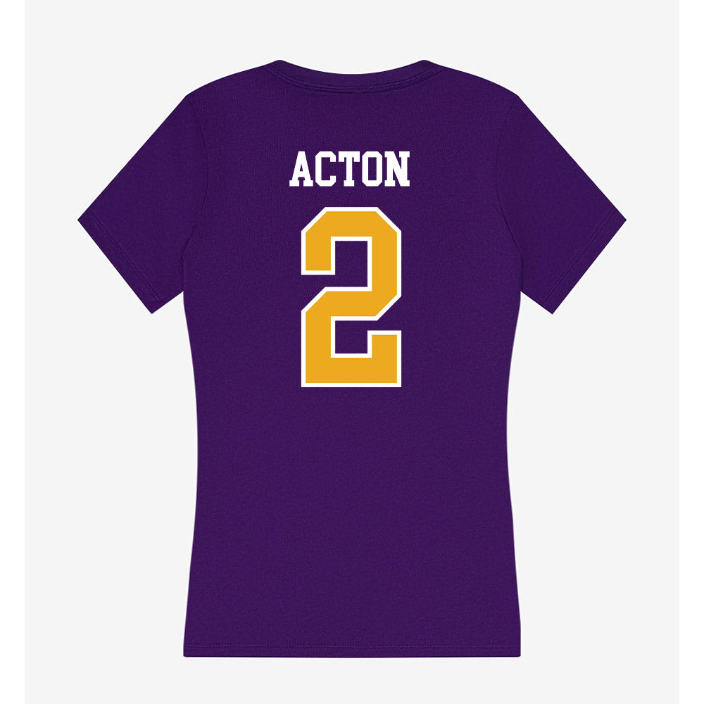Northern Iowa - NCAA Softball : Brynn Acton - Women's V-Neck T-Shirt-1
