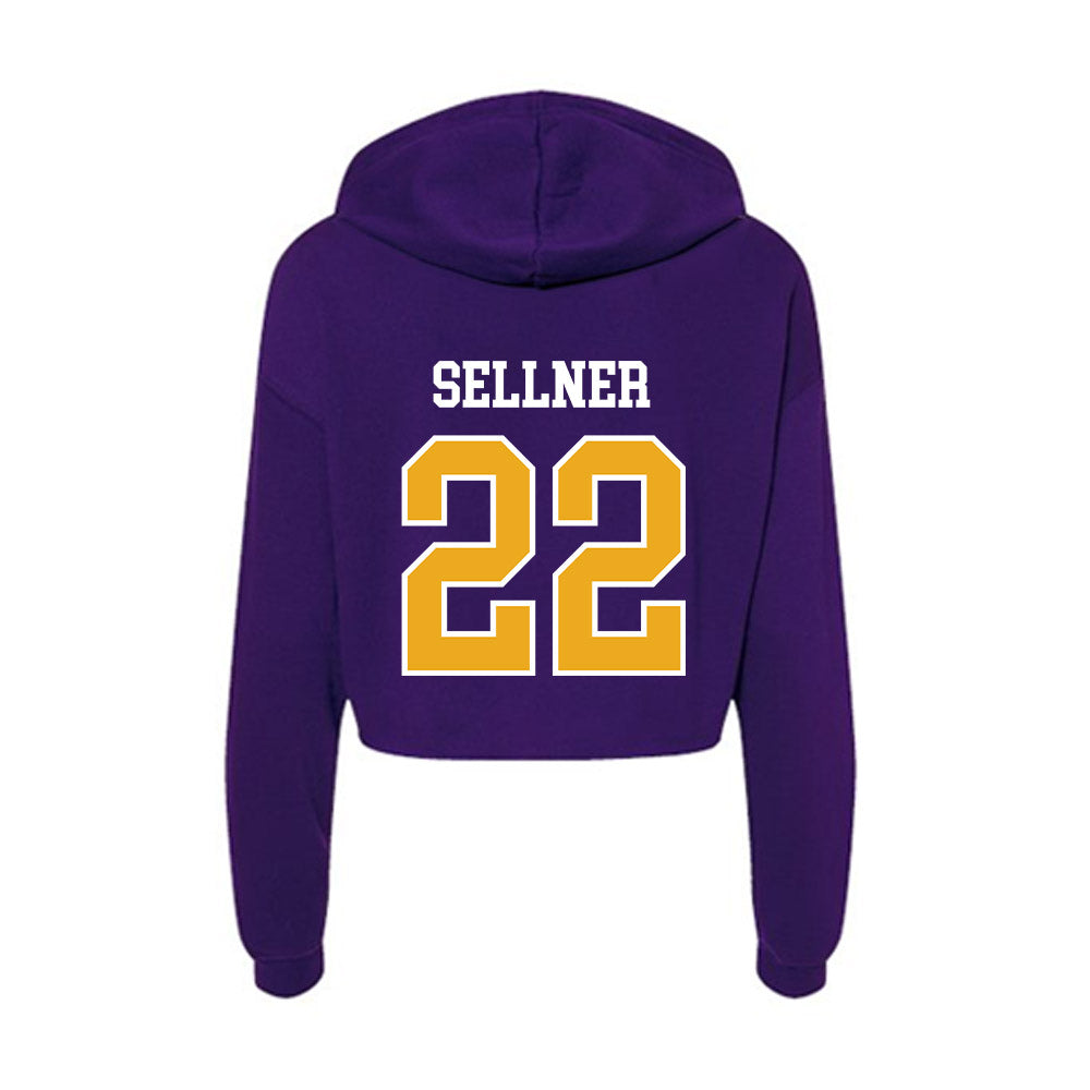 Northern Iowa - NCAA Women's Volleyball : Kaitlyn Sellner - Women's Crop Fleece Hoodie-1