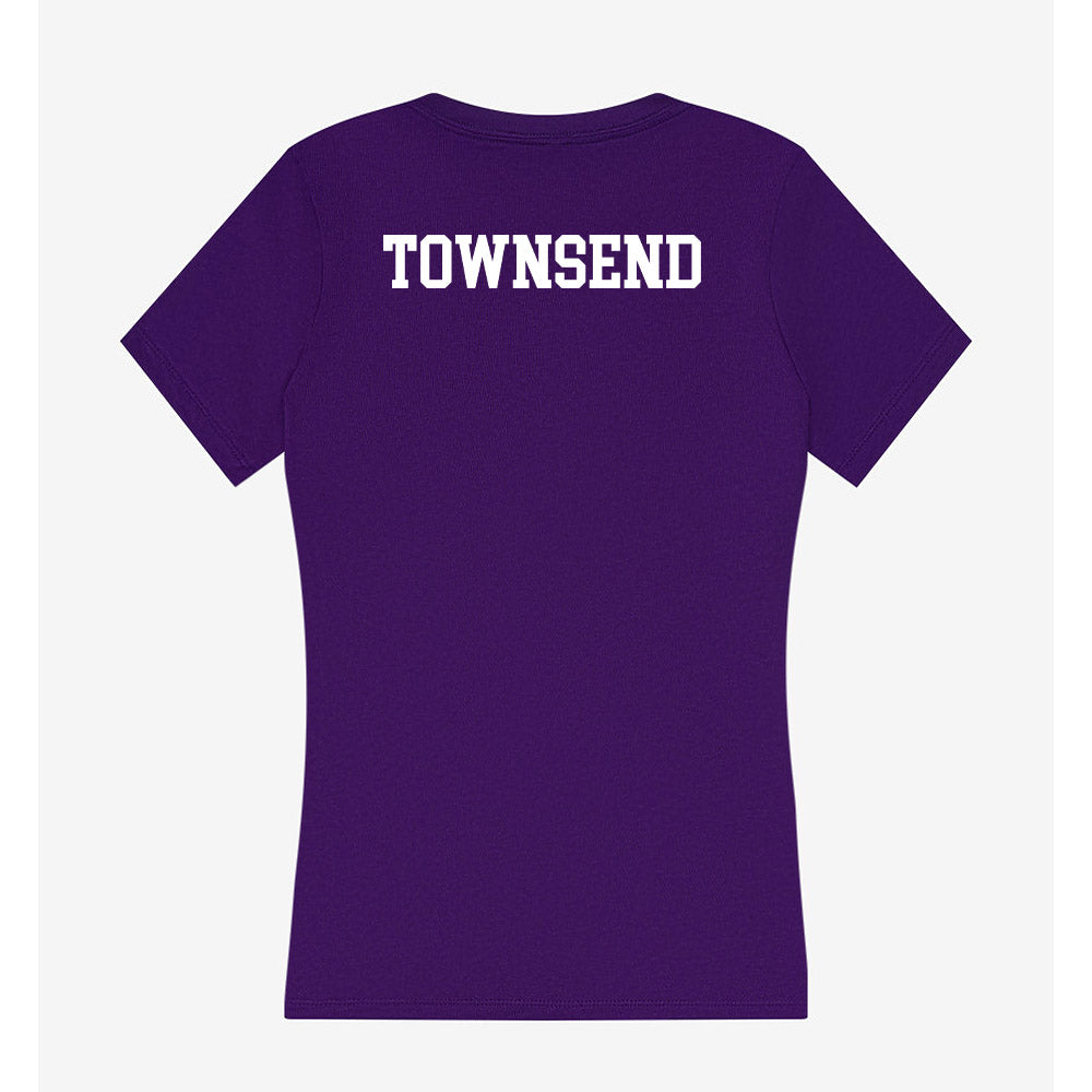 Northern Iowa - NCAA Men's Track & Field : Jordan Townsend - Women's V-Neck T-Shirt-1