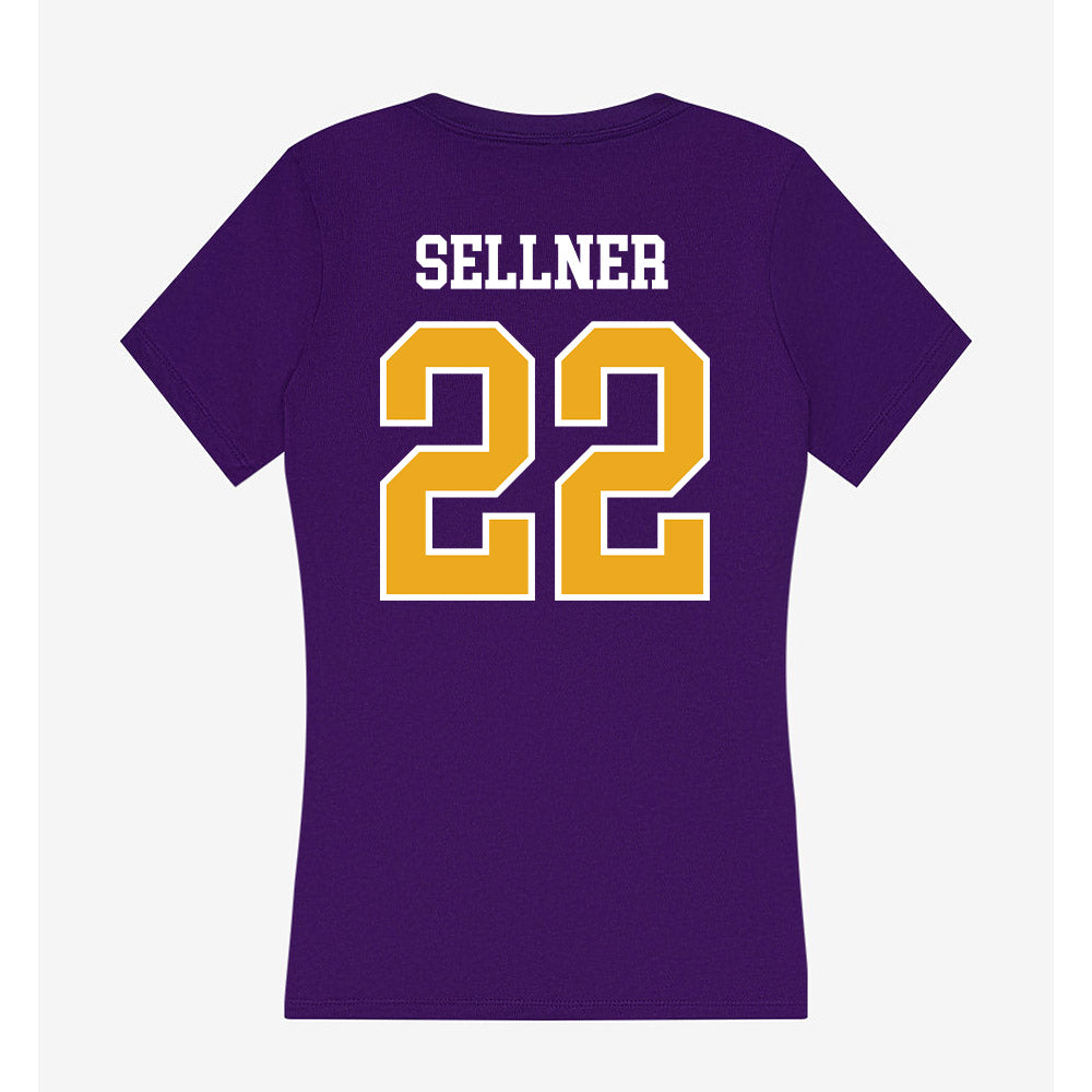 Northern Iowa - NCAA Women's Volleyball : Kaitlyn Sellner - Women's V-Neck T-Shirt-1
