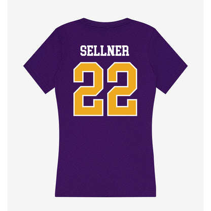 Northern Iowa - NCAA Women's Volleyball : Kaitlyn Sellner - Women's V-Neck T-Shirt-1