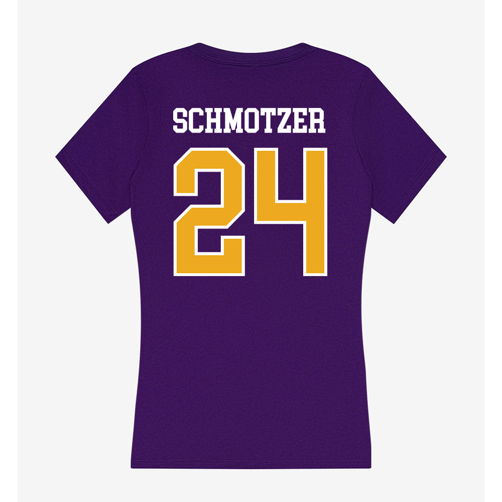 Northern Iowa - NCAA Women's Basketball : Maren Schmotzer - Women's V-Neck T-Shirt-1