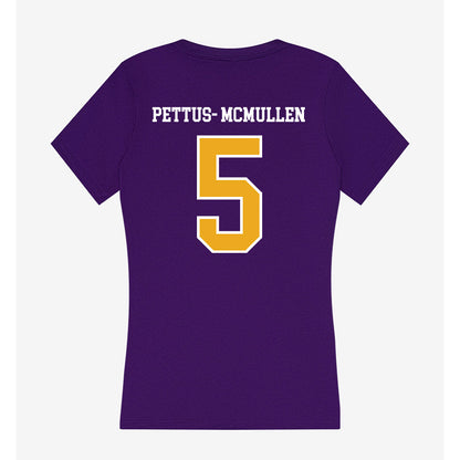 Northern Iowa - NCAA Football : Jaylen Pettus- McMullen - Women's V-Neck T-Shirt-1