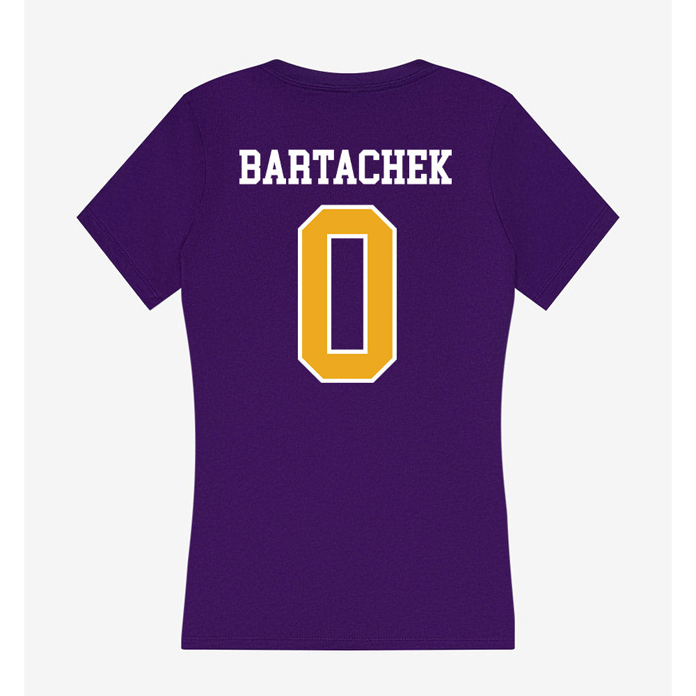 Northern Iowa - NCAA Football : Max Bartachek - Women's V-Neck T-Shirt-1