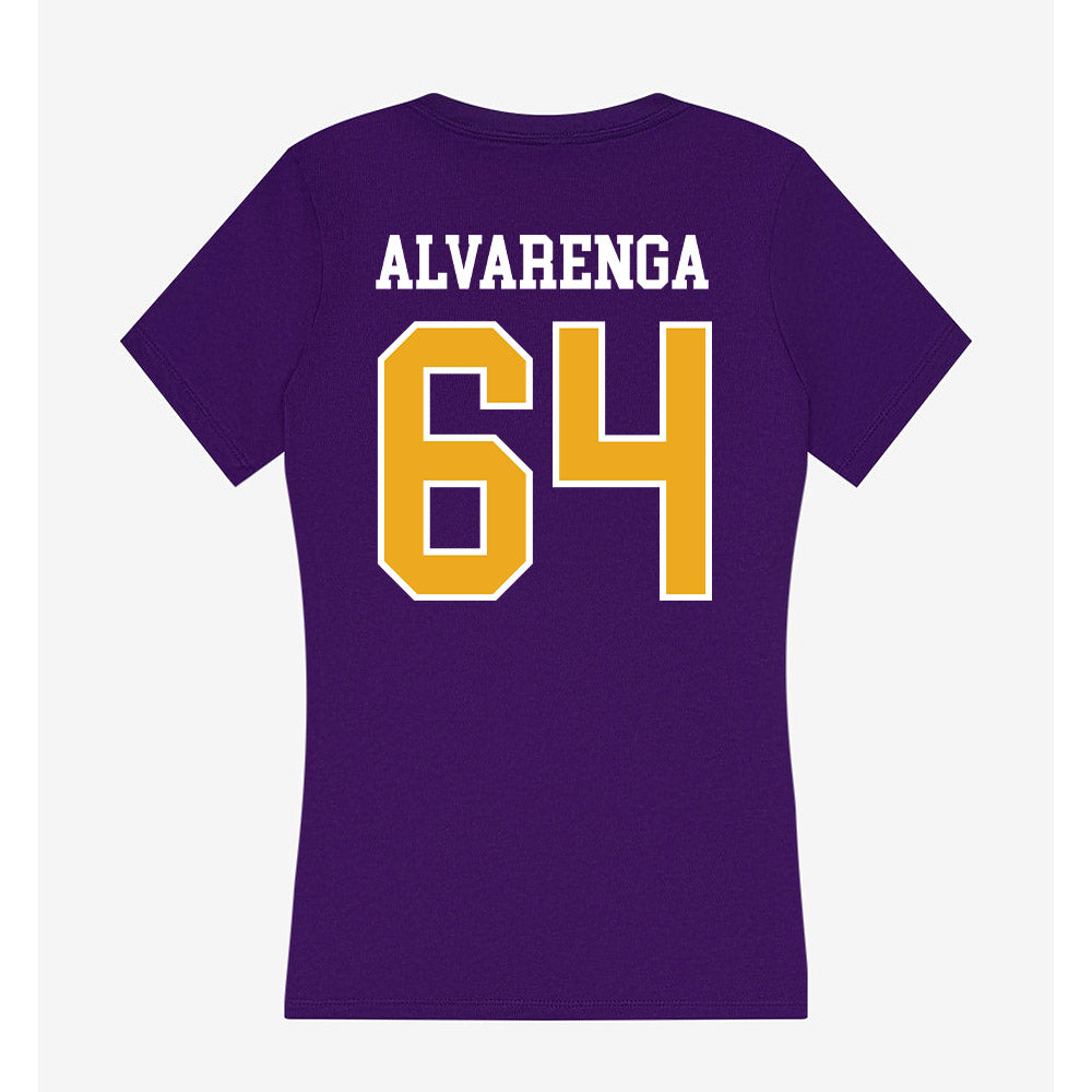 Northern Iowa - NCAA Football : Rico Alvarenga - Women's V-Neck T-Shirt-1