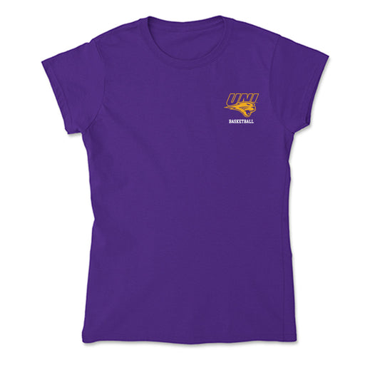 Northern Iowa - NCAA Men's Basketball : Cael Schmitt - Soft Style Women’s T-Shirt-0