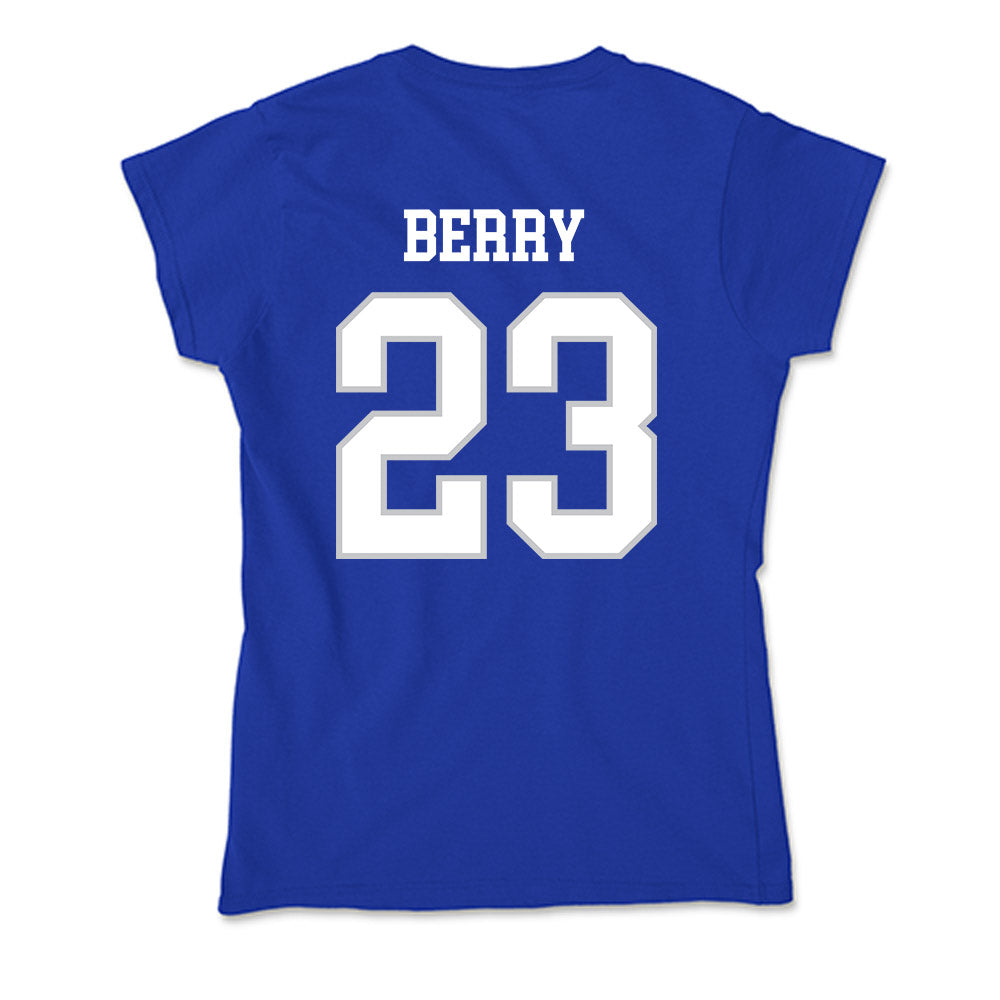 UNC Asheville - NCAA Women's Basketball : Tremiyah Berry - Soft Style Women’s T-Shirt-1