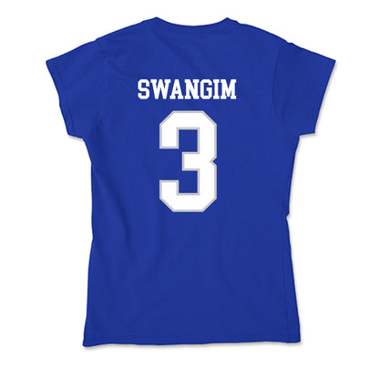UNC Asheville - NCAA Baseball : Zeb Swangim - Soft Style Women’s T-Shirt-1