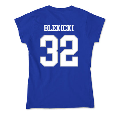 UNC Asheville - NCAA Women's Soccer : Georgia Blekicki - Soft Style Women’s T-Shirt-1