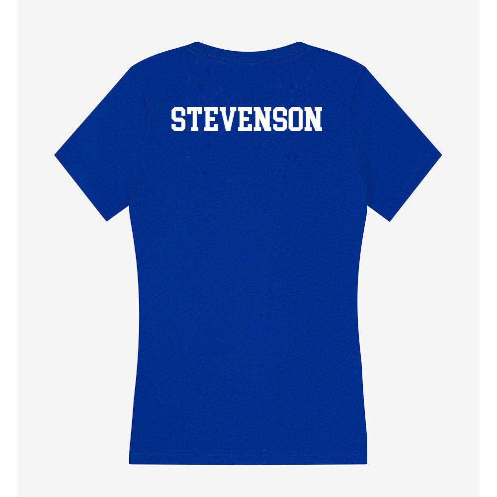 UNC Asheville - NCAA Men's Track & Field : Talyn Stevenson - Women's V-Neck T-Shirt-1