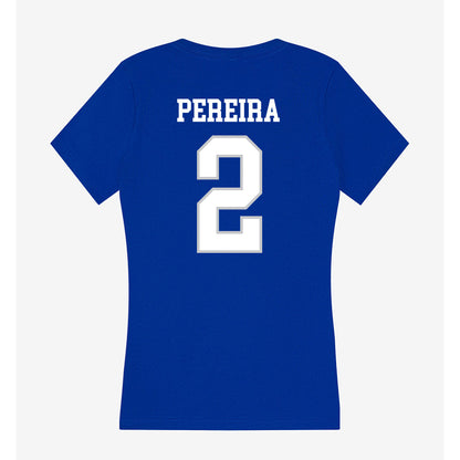 UNC Asheville - NCAA Baseball : Jake Pereira - Women's V-Neck T-Shirt-1