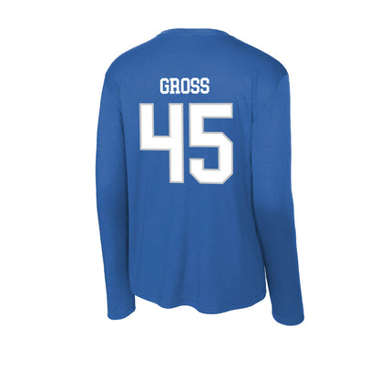 UNC Asheville - NCAA Baseball : Landon Gross - Activewear Long Sleeve T-Shirt-1