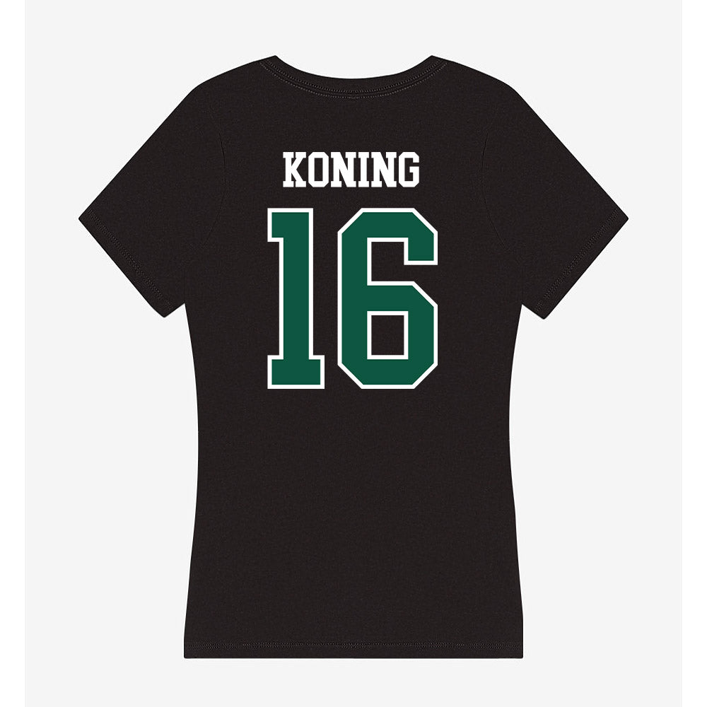 UW Green Bay - NCAA Women's Volleyball : Gillian Koning - Women's V-Neck T-Shirt-1