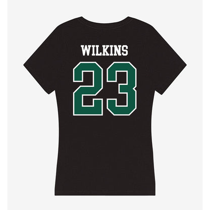UW Green Bay - NCAA Men's Basketball : Caden Wilkins - Women's V-Neck T-Shirt-1