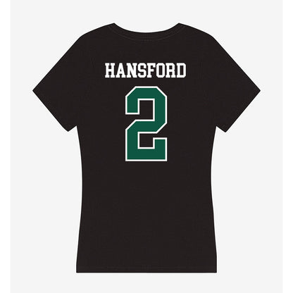 UW Green Bay - NCAA Women's Basketball : Lily Hansford - Women's V-Neck T-Shirt-1
