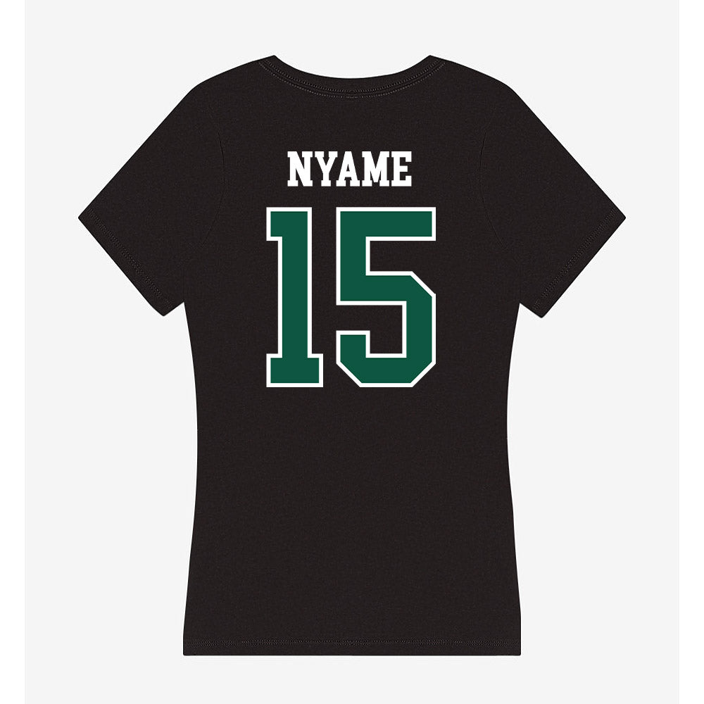 UW Green Bay - NCAA Men's Soccer : Dennis Nyame - Women's V-Neck T-Shirt-1