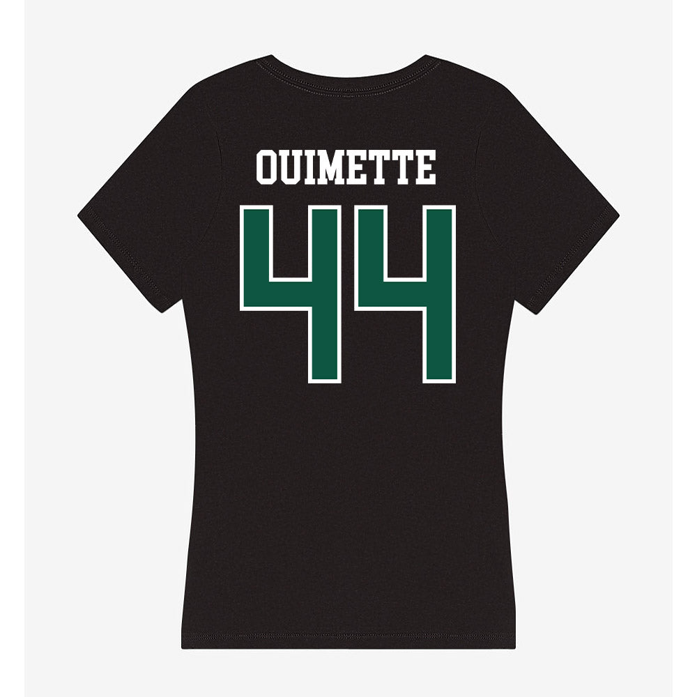 UW Green Bay - NCAA Women's Basketball : Kristina Ouimette - Women's V-Neck T-Shirt-1