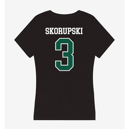 UW Green Bay - NCAA Women's Basketball : Madison Skorupski - Women's V-Neck T-Shirt-1