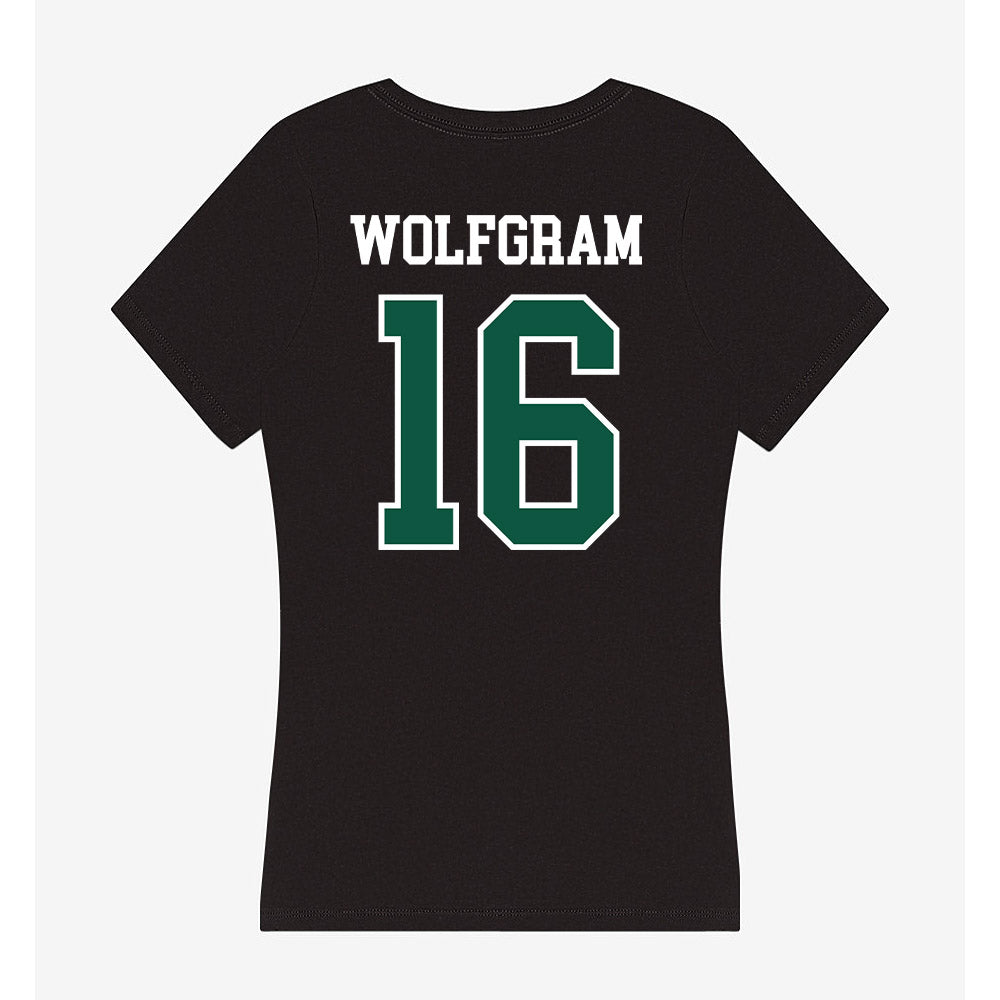 UW Green Bay - NCAA Softball : Evelyn Wolfgram - Women's V-Neck T-Shirt-1