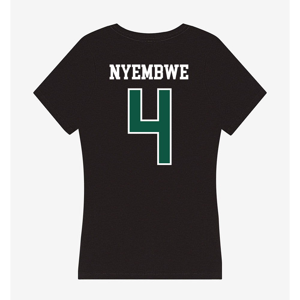 UW Green Bay - NCAA Men's Soccer : Rayme Nyembwe - Women's V-Neck T-Shirt-1