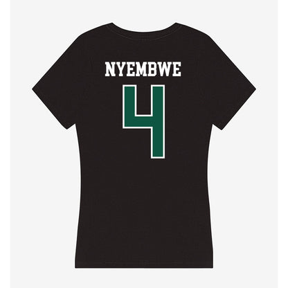 UW Green Bay - NCAA Men's Soccer : Rayme Nyembwe - Women's V-Neck T-Shirt-1