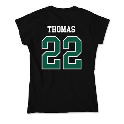 UW Green Bay - NCAA Men's Basketball : LeBron Thomas - Soft Style Women’s T-Shirt-1