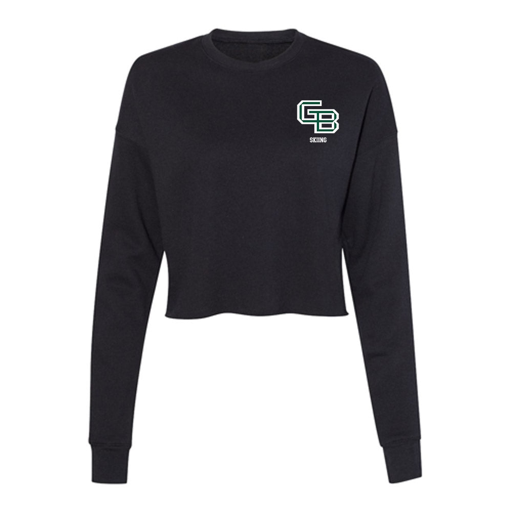 UW Green Bay - NCAA Skiing : Jack Voos - Women's Cropped Crew Fleece-0