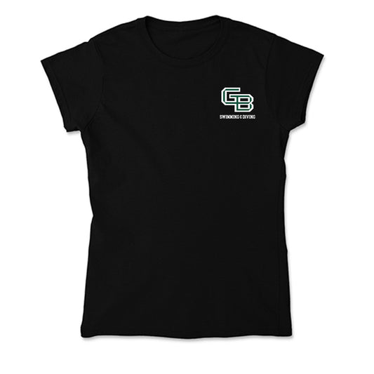 UW Green Bay - NCAA Men's Swimming & Diving : Zachariah King - Soft Style Women’s T-Shirt-0