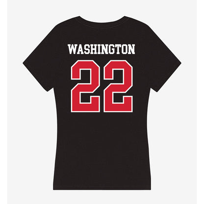 Illinois State - NCAA Women's Basketball : Doneelah Washington - Women's V-Neck T-Shirt-1