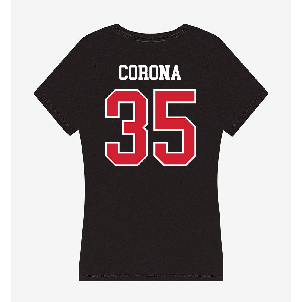 Illinois State - NCAA Football : Anthony Corona - Women's V-Neck T-Shirt-1