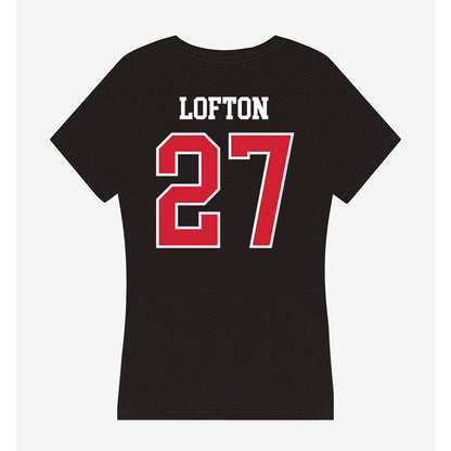 Illinois State - NCAA Football : Tyler Lofton - Women's V-Neck T-Shirt-1