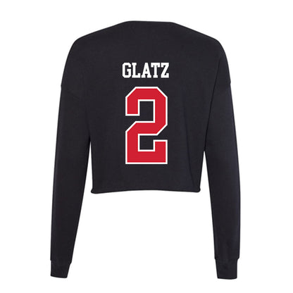 Illinois State - NCAA Football : Seth Glatz - Women's Cropped Crew Fleece-1