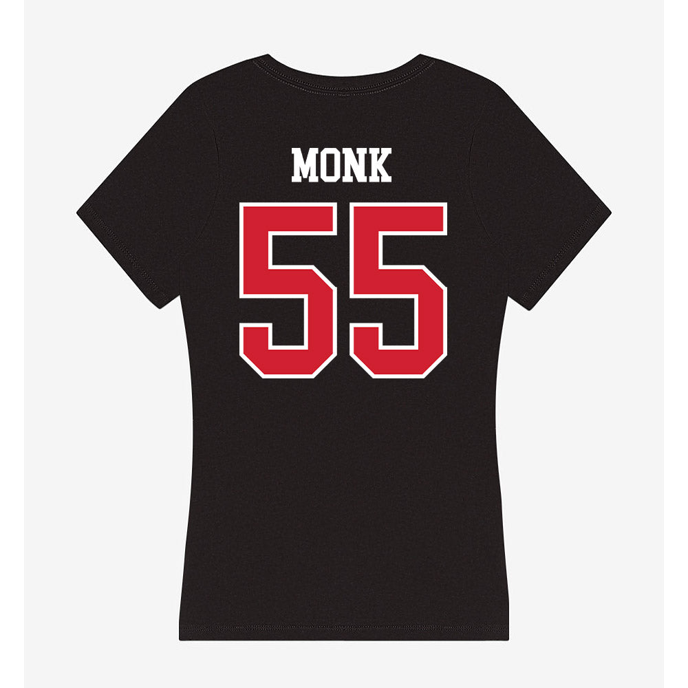 Illinois State - NCAA Football : Cooper Monk - Women's V-Neck T-Shirt-1
