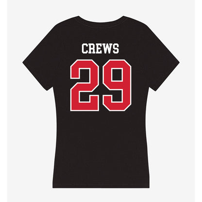 Illinois State - NCAA Football : Aidan Crews - Women's V-Neck T-Shirt-1