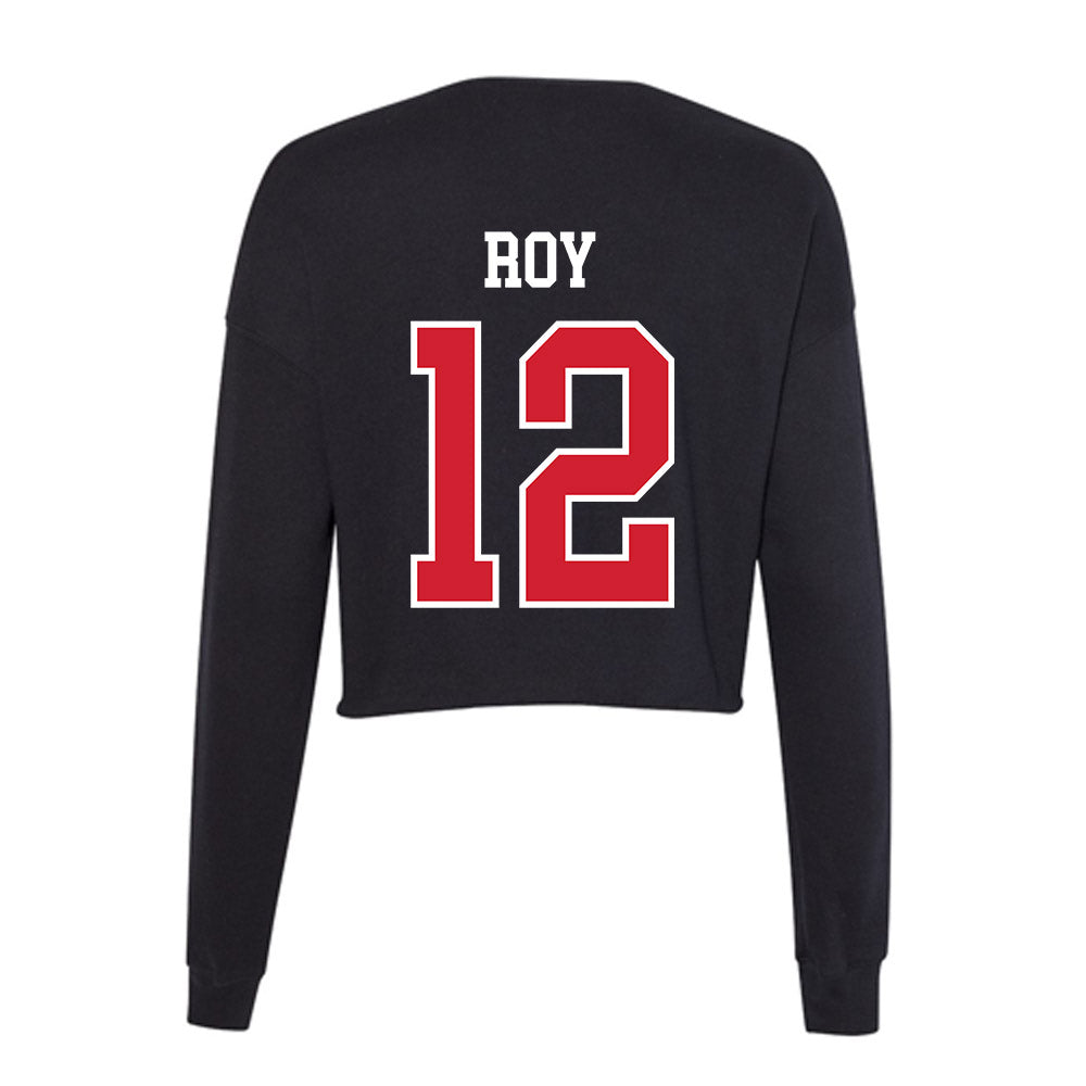 Illinois State - NCAA Football : Gage Roy - Women's Cropped Crew Fleece-1
