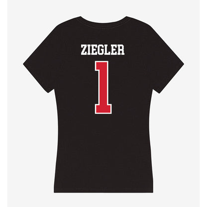 Illinois State - NCAA Women's Volleyball : Ruth Ziegler - Women's V-Neck T-Shirt-1