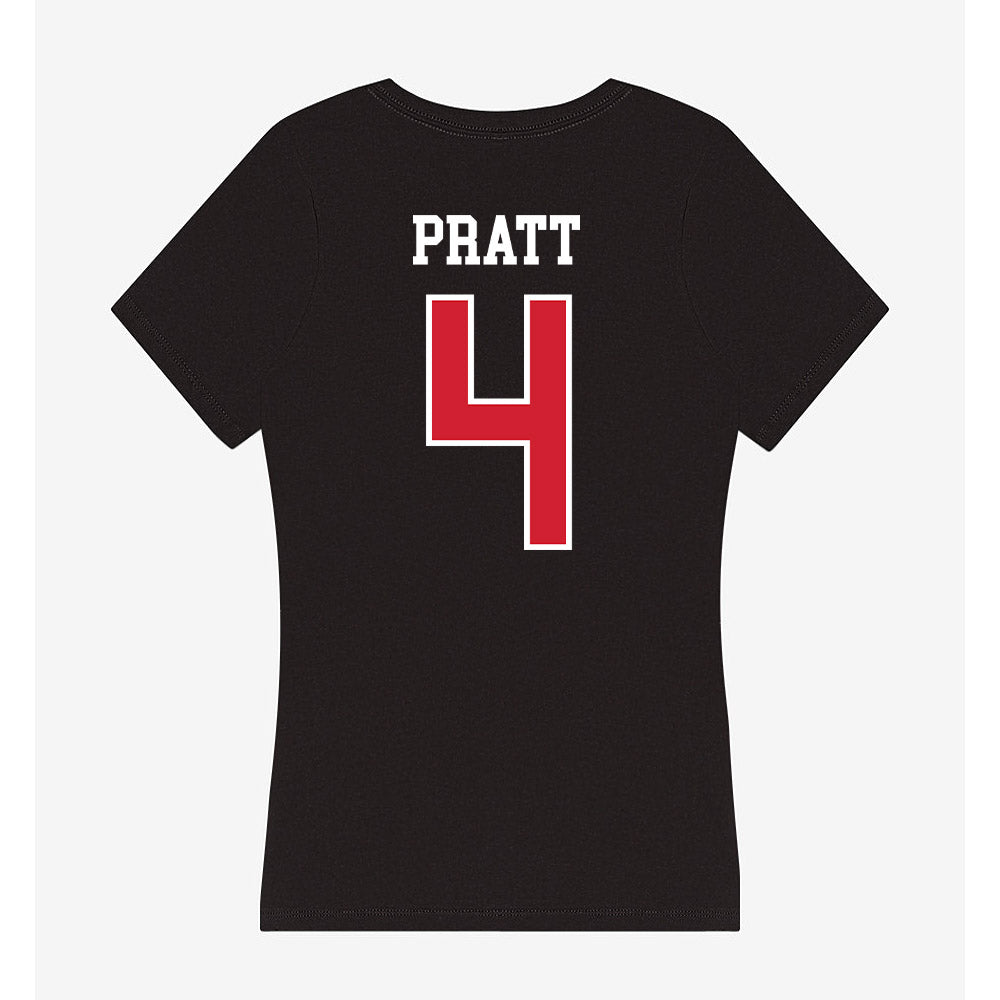 Illinois State - NCAA Women's Basketball : Jaeden Pratt - Women's V-Neck T-Shirt-1