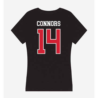 Illinois State - NCAA Football : David Connors - Women's V-Neck T-Shirt-1