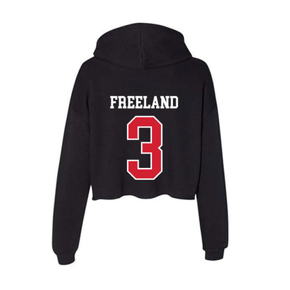 Illinois State - NCAA Softball : Saveea Freeland - Women's Crop Fleece Hoodie-1