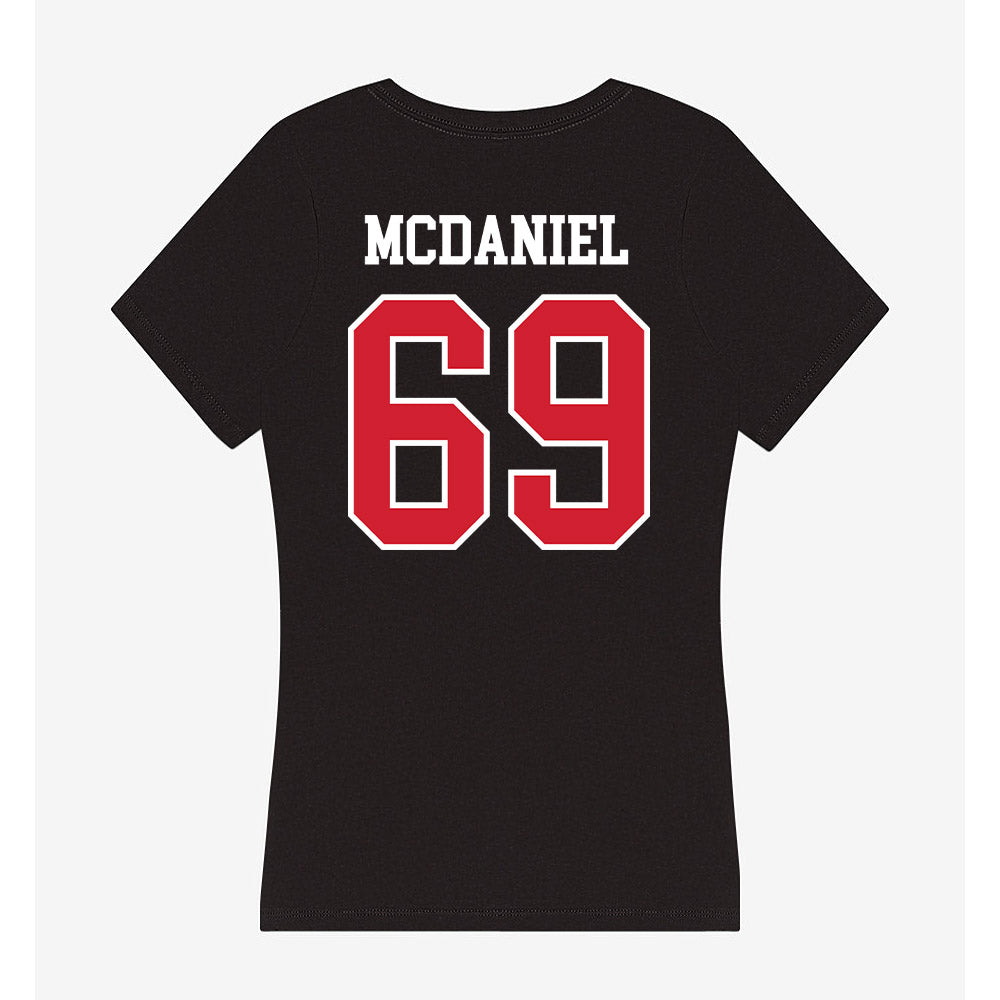 Illinois State - NCAA Football : Mezziahs McDaniel - Women's V-Neck T-Shirt-1
