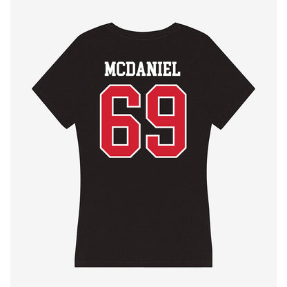 Illinois State - NCAA Football : Mezziahs McDaniel - Women's V-Neck T-Shirt-1
