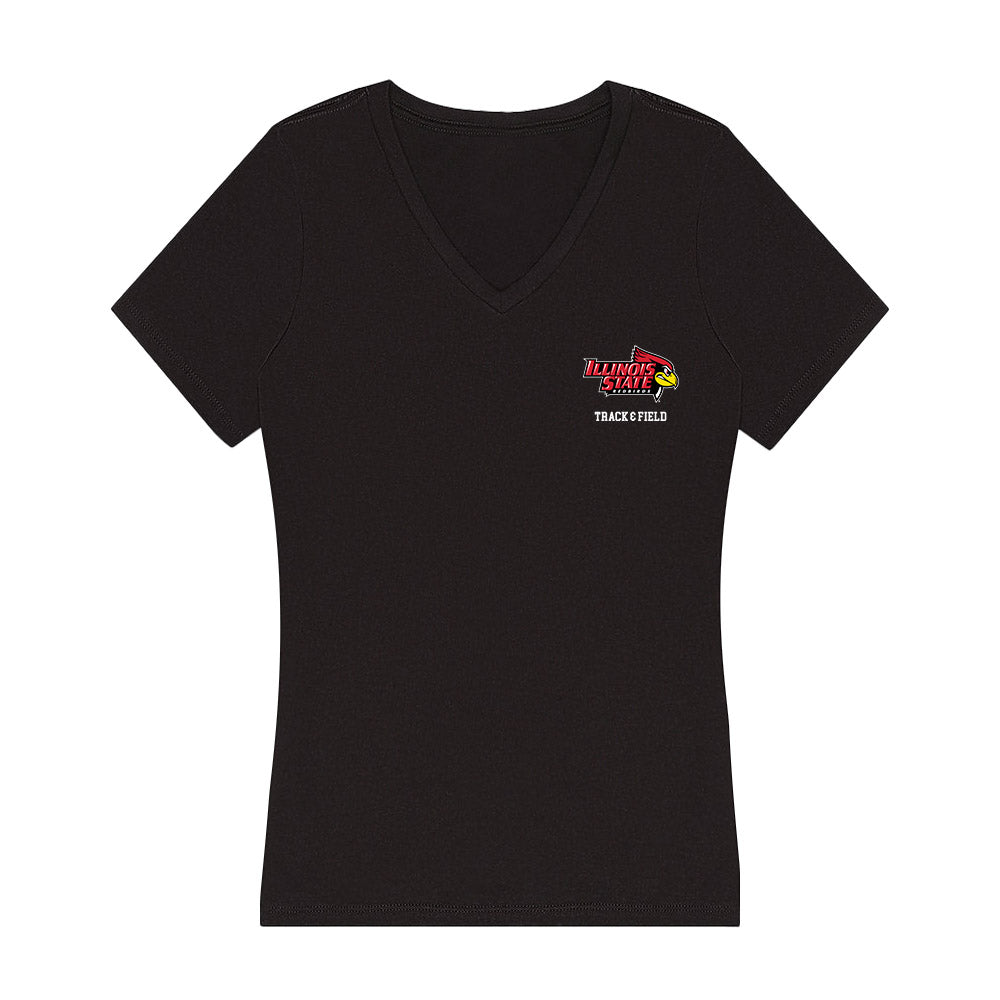 Illinois State - NCAA Women's Track & Field : Cambria Geyer - Women's V-Neck T-Shirt-0