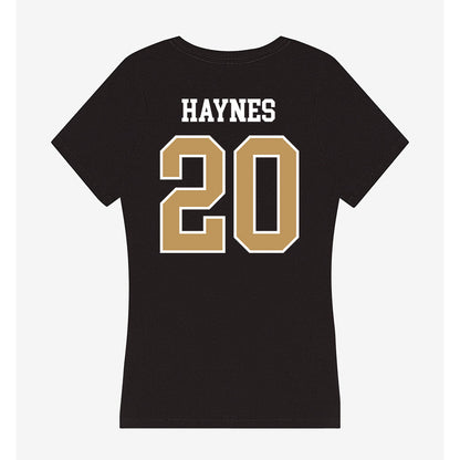 Oakland - NCAA Women's Soccer : Bella Haynes - Women's V-Neck T-Shirt-1