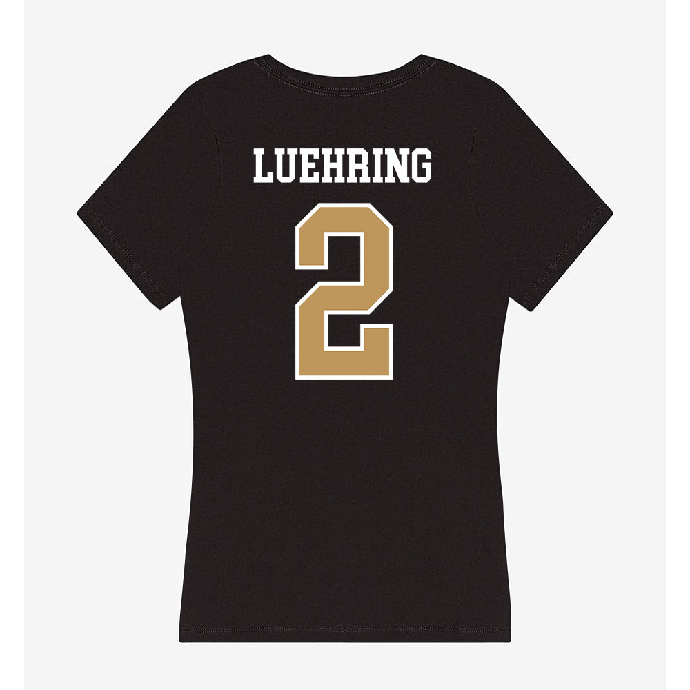 Oakland - NCAA Women's Basketball : Makenzie Luehring - Women's V-Neck T-Shirt-1