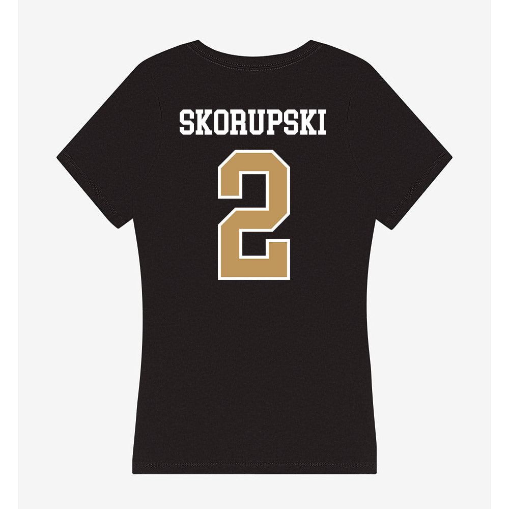 Oakland - NCAA Women's Basketball : Madison Skorupski - Women's V-Neck T-Shirt-1